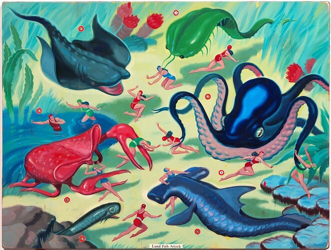 Ryan Heshka - Land Fish Attack