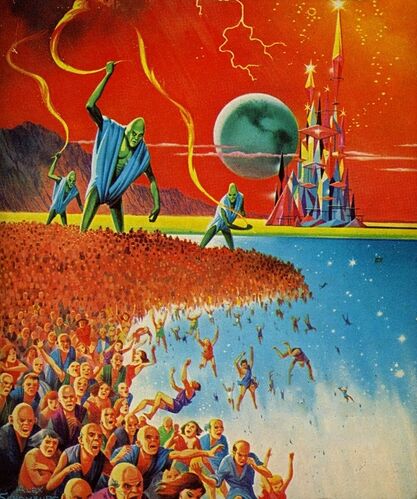 Alex Schomburg - The Well of the Worlds