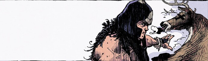 Bloodrik with deer X_X