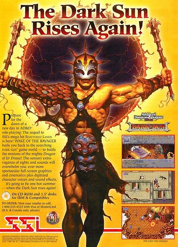 10049032-dark-sun-wake-of-the-ravager-magazine-advertisement-computer-gam