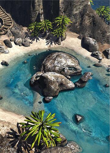 Riven Lagoon, Jeremy Engleman (1997, Softimage 3.51, unused)