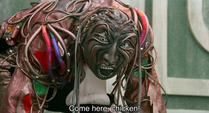 Come here, chicken!