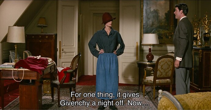 Audrey Hepburn in a pile of old rags