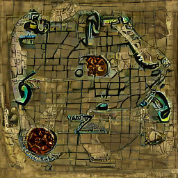 map of planescape torment VQGAN CLIP v4 ViT-B32 vqgan_imagenet_f16_16384 736493317