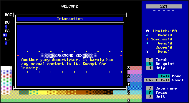 ZZT ratings ES