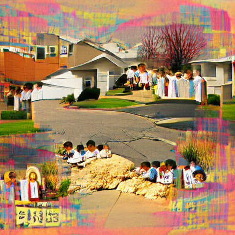 People Suburban Kids with Biblical Names