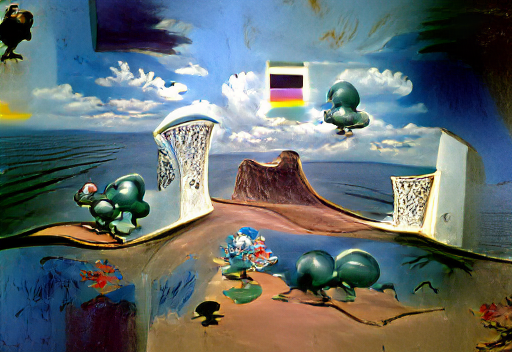 FantasyZoneforNESPaintedByDali_20210710_01_1200