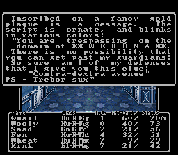 Wizardry I-II-III - Story of Llylgamyn (Japan) (En,Ja) (NP)058