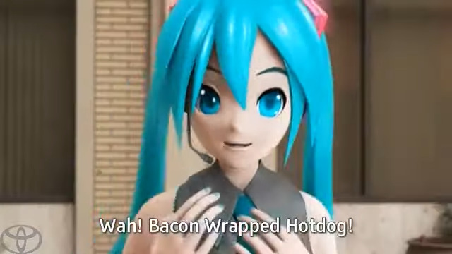 (81) Hatsune Miku 'Hotdog' 2011 Corolla Toyota - YouTube - 0-0-09